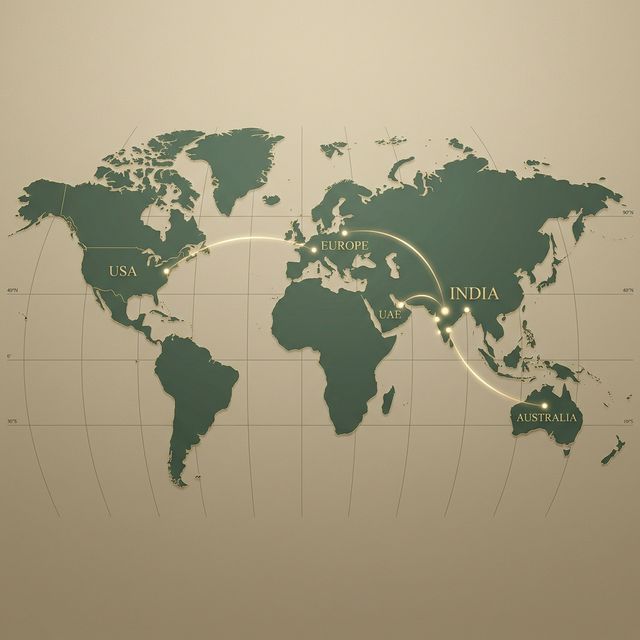 Global Shipping Map