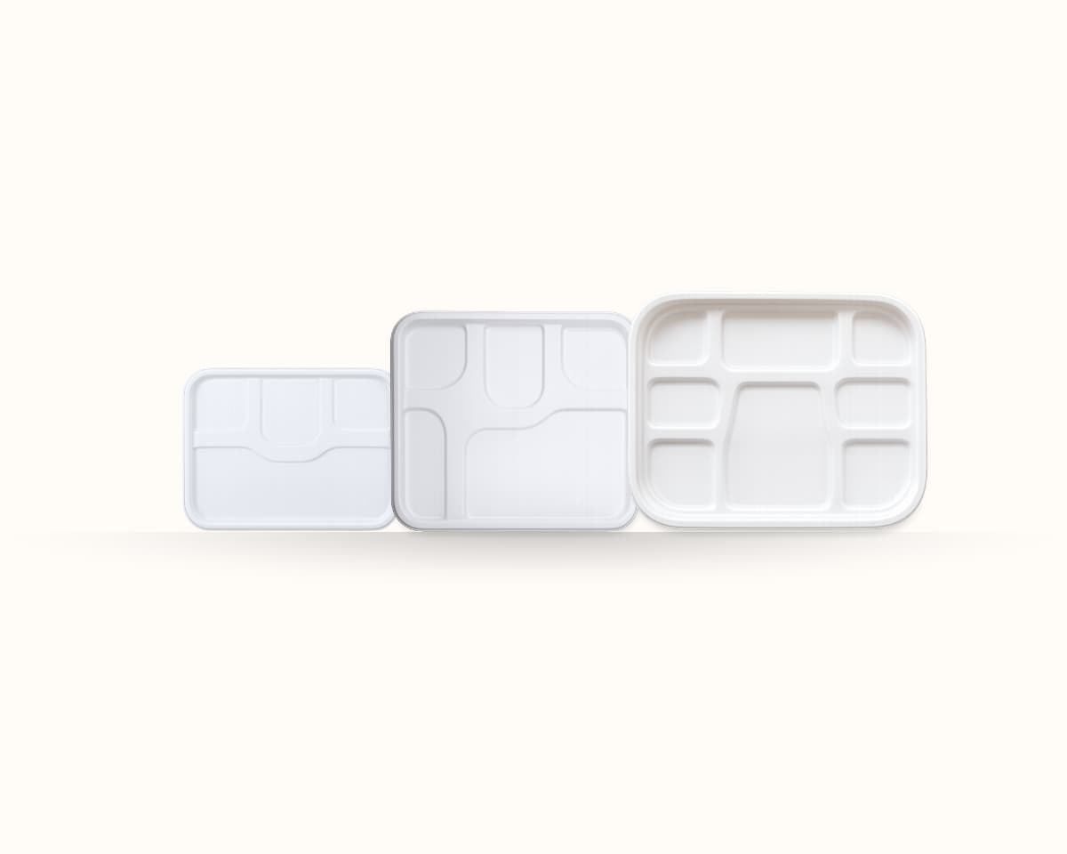 Bagasse Meal Tray Lids