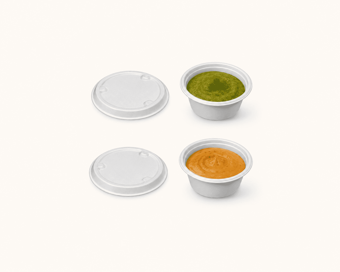 Bagasse Dip Bowl selection 2