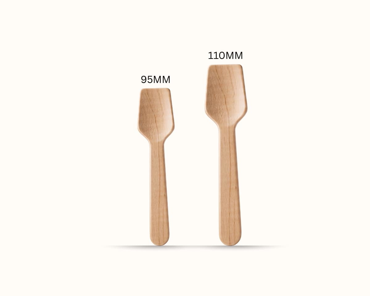 Wooden Dessert Spoon selection 2