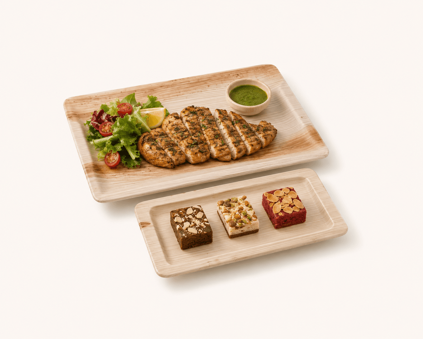 Areca Designer Rectangle Plate selection 2