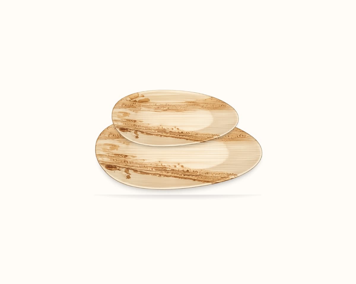 Areca Oval Plate