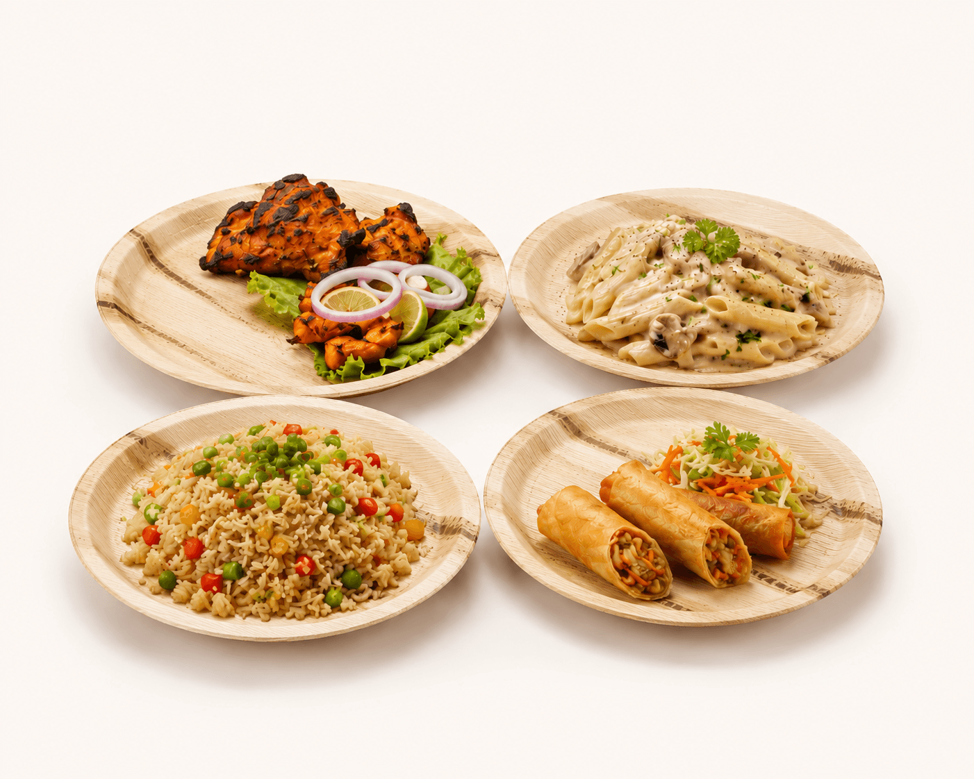 Areca Round Deep Plate selection 2