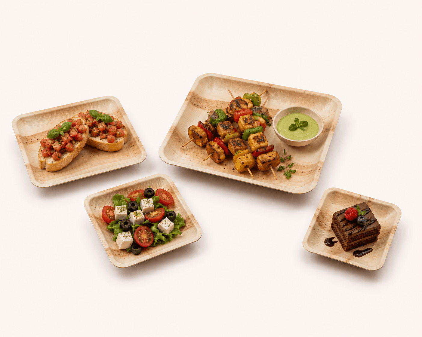 Areca Square Plate selection 2