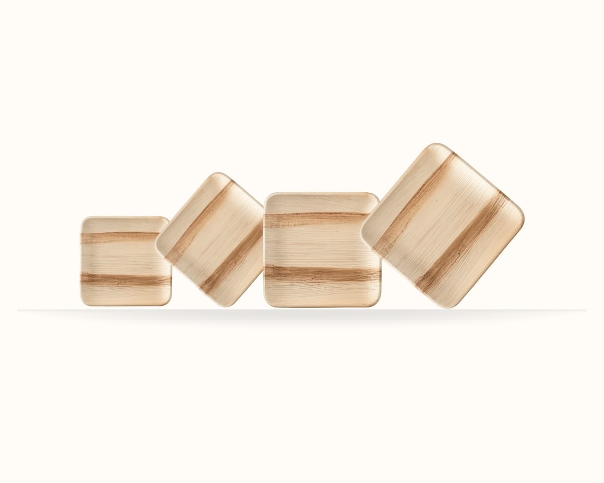 Areca Square Plate
